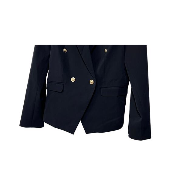 KAREN KANE BLAZER WOMENS SIZE MEDIUM LINED FITTED CLASSIC BUTTONS NAVY NEW - Picture 7 of 14